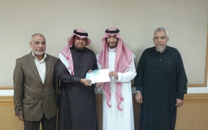 مدير العلاقات العامة والإعلام بالمكتب في زيارة لشركة الناجم